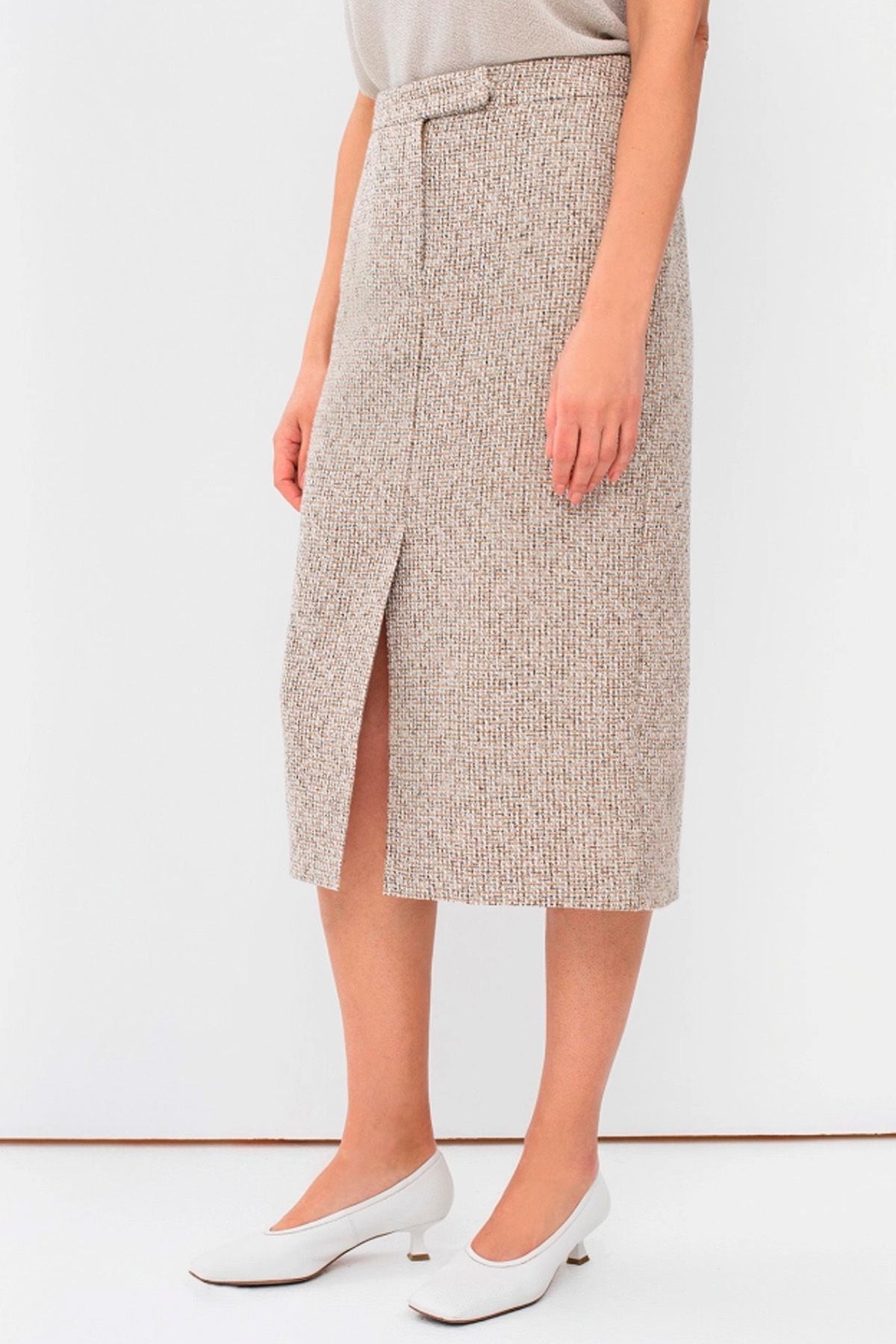 Юбка из легкого твида, 48р