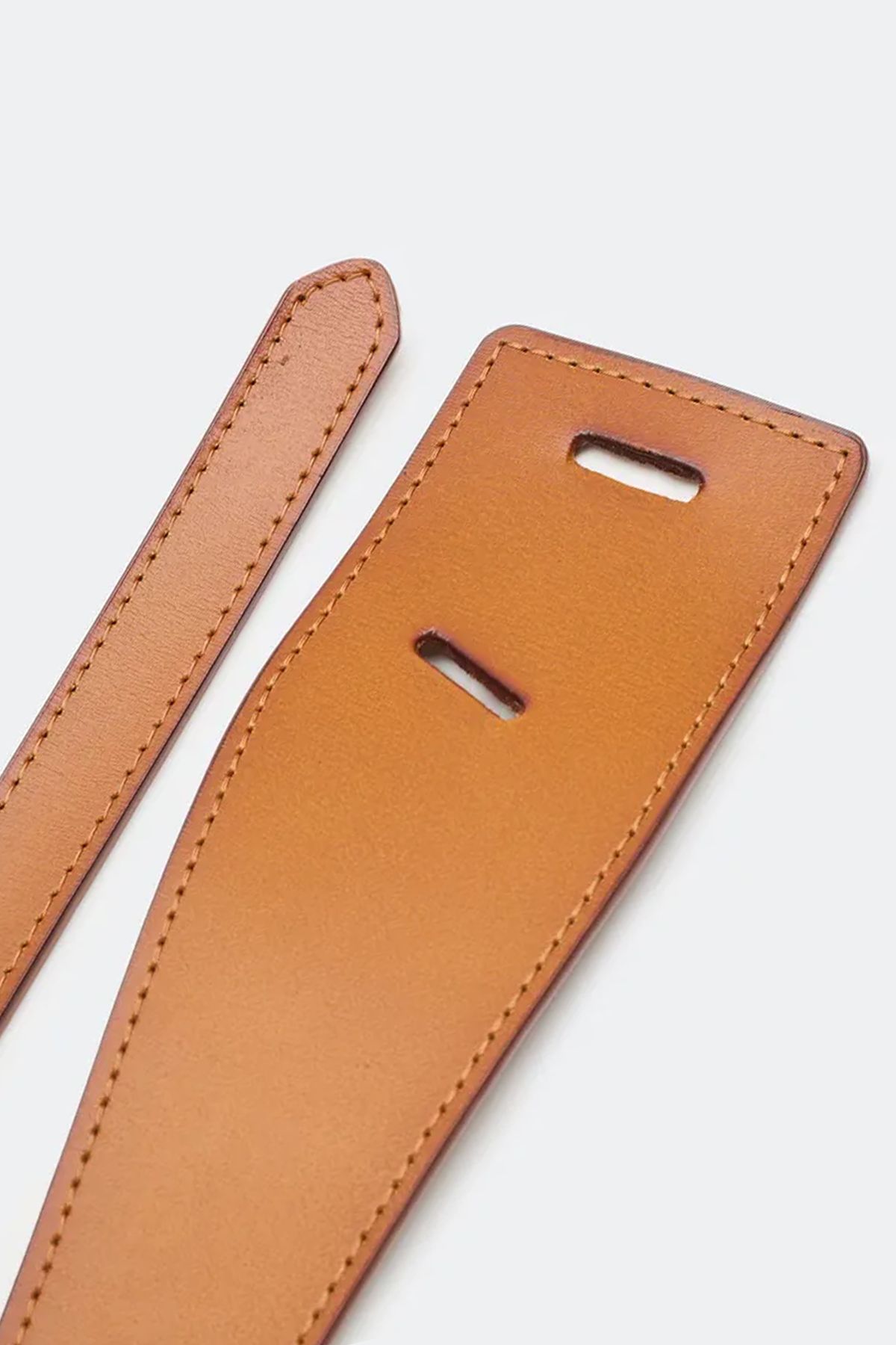 Ремень из натуральной кожи асимметричной формы, One