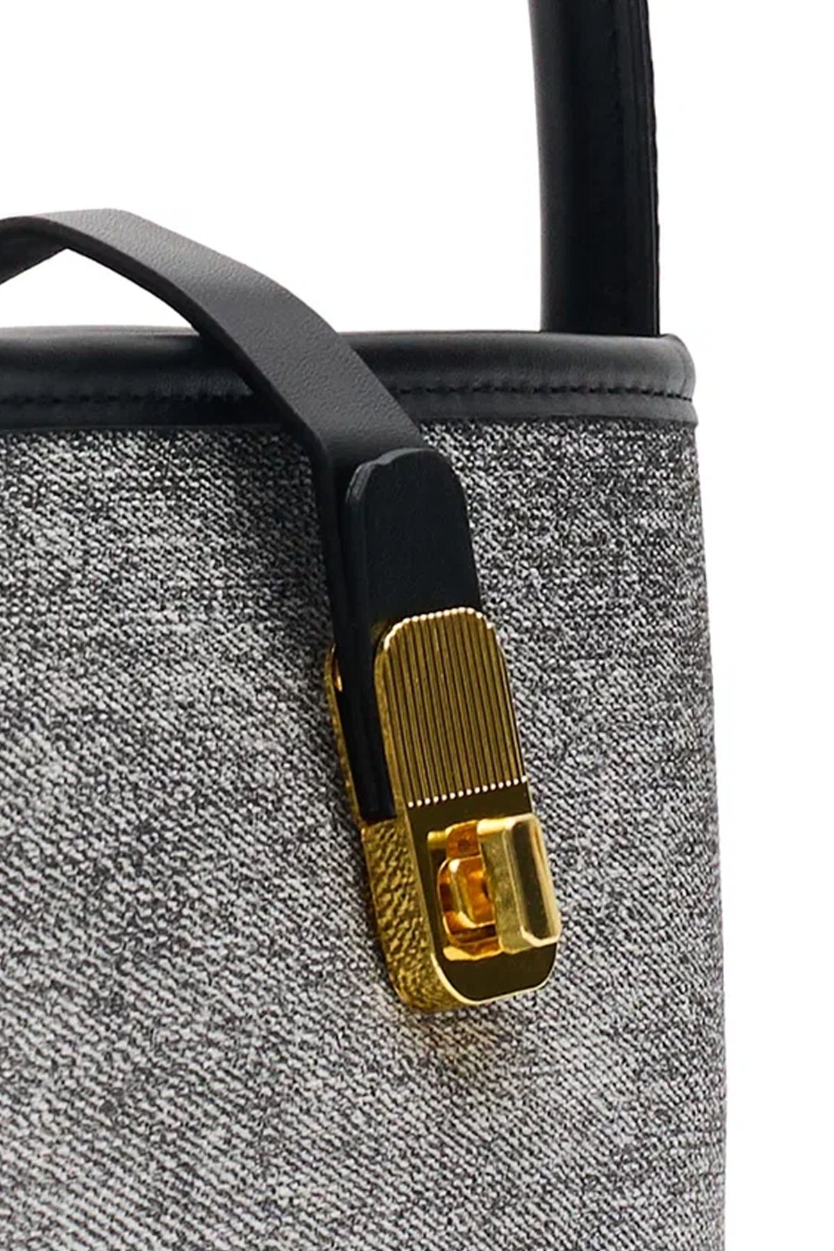 Комбинированная сумка из искусственной кожи, One