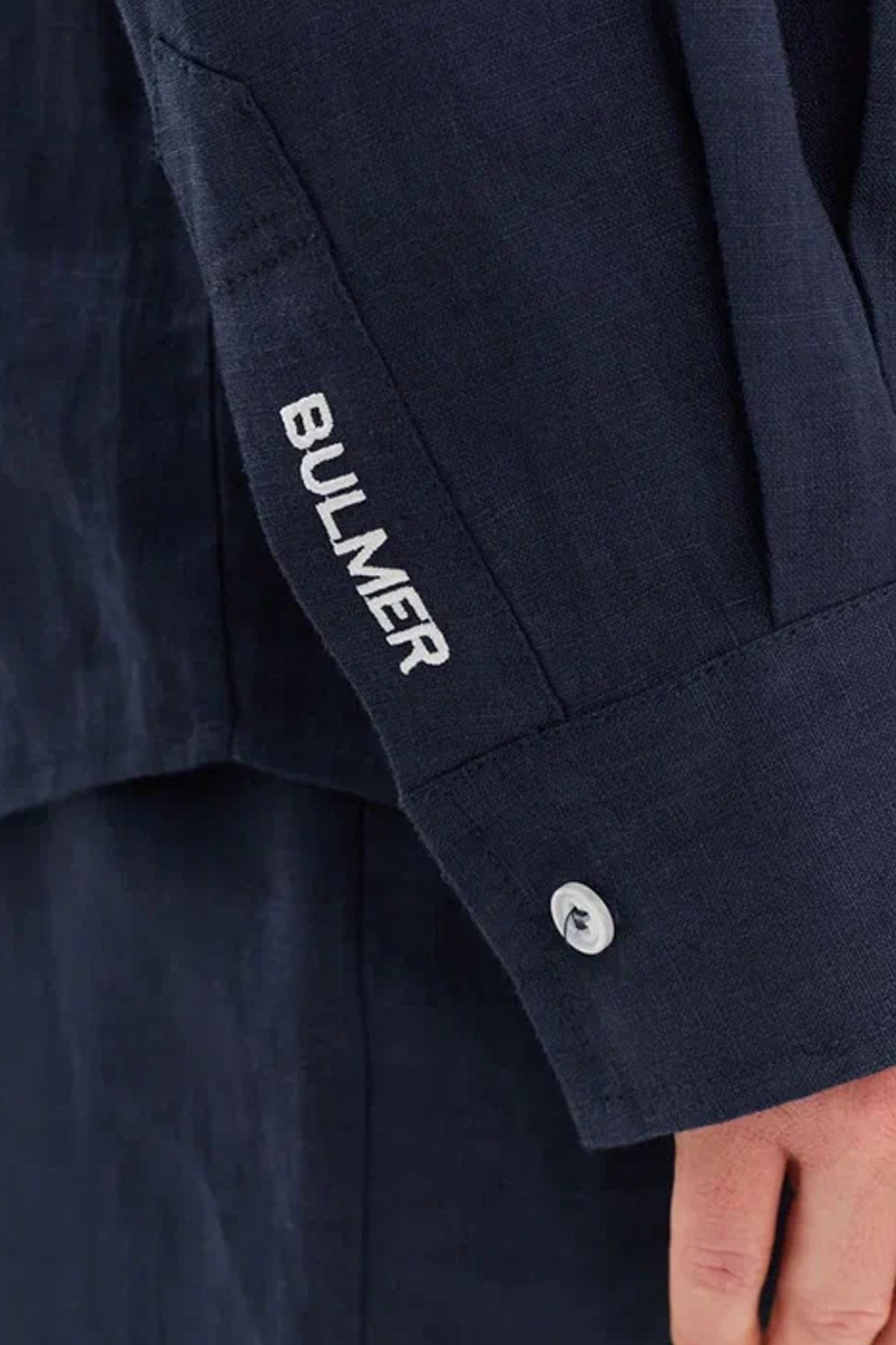 Хлопковая блузка с вышивкой на рукаве, 46р