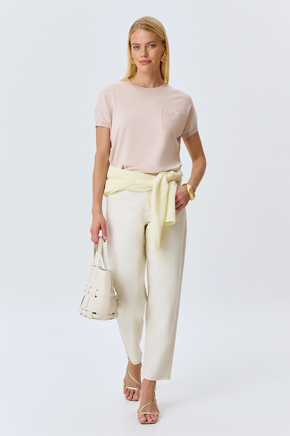 Базовый хлопковый топ, 34