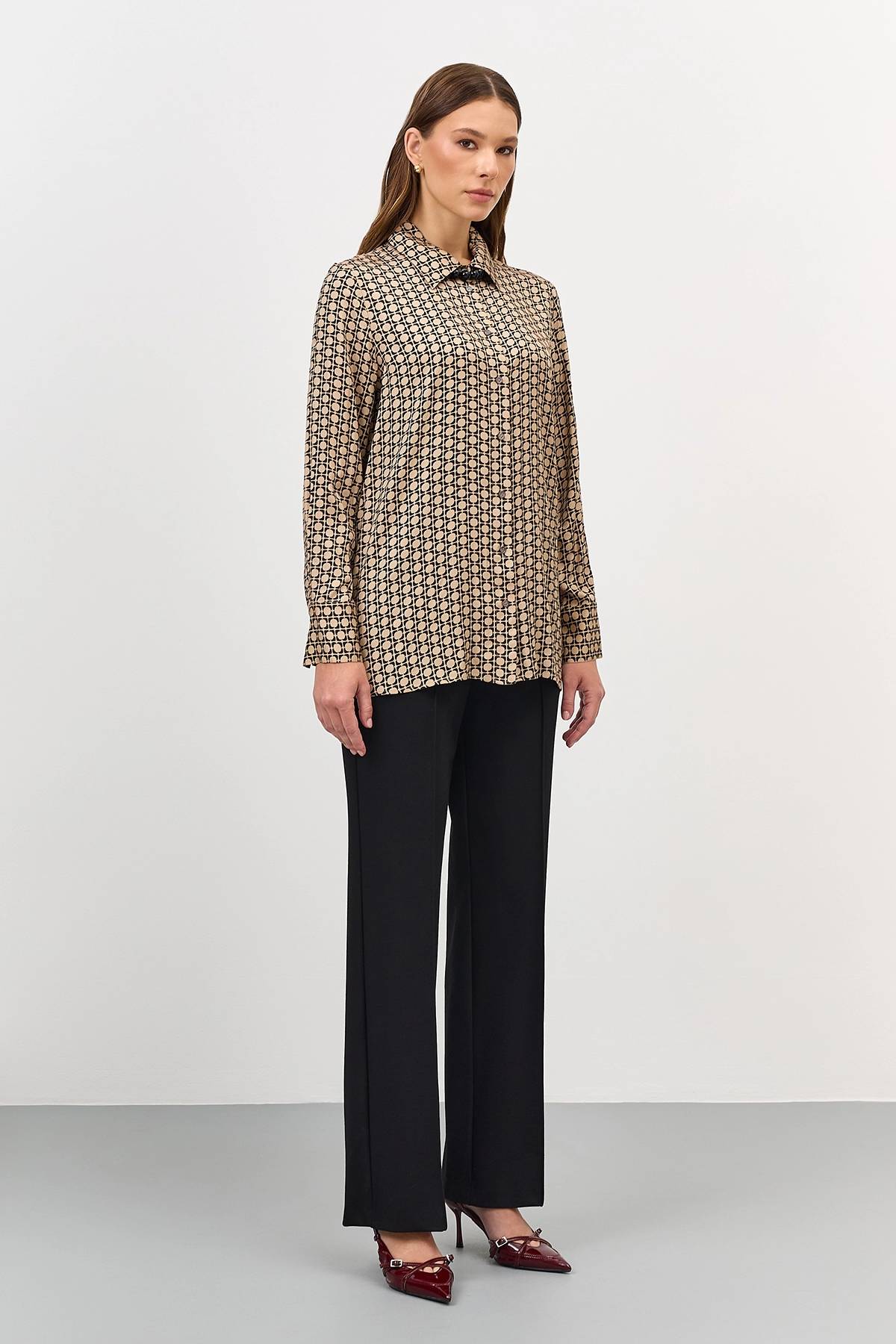 Лимитированная серия базовые брюки со стрелками и ремень, 42