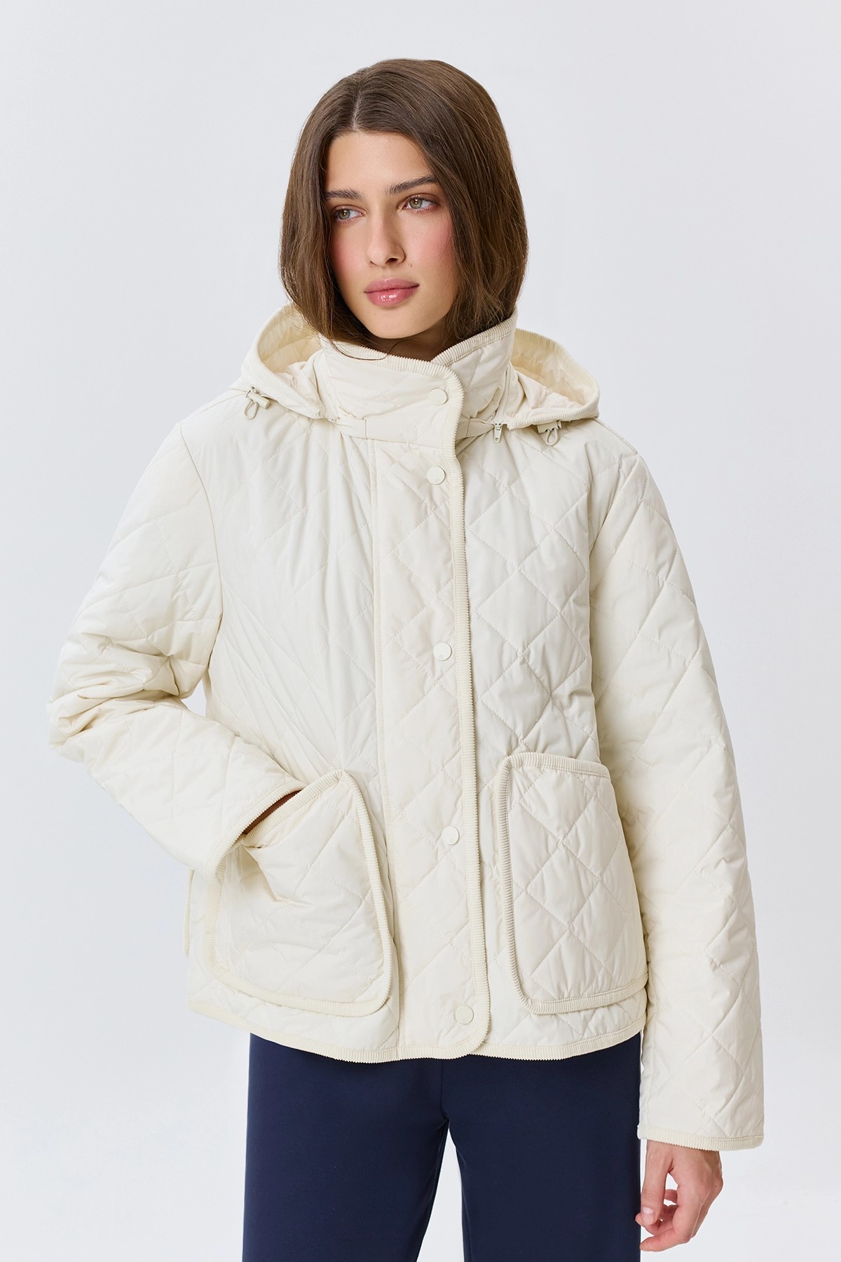 Куртка с ромбовидной стежкой, 50