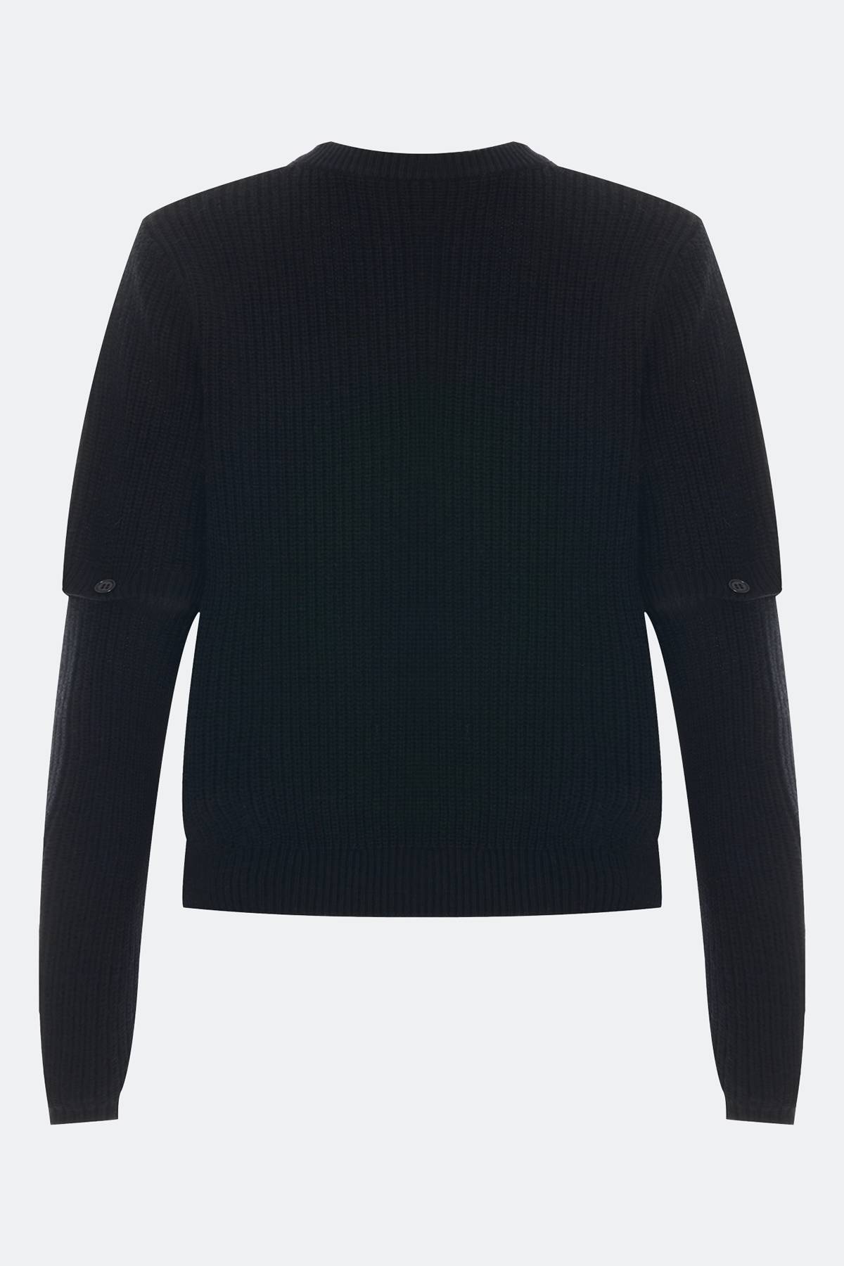 Лимитированная серия свитер со съемными рукавами и ремень, 40