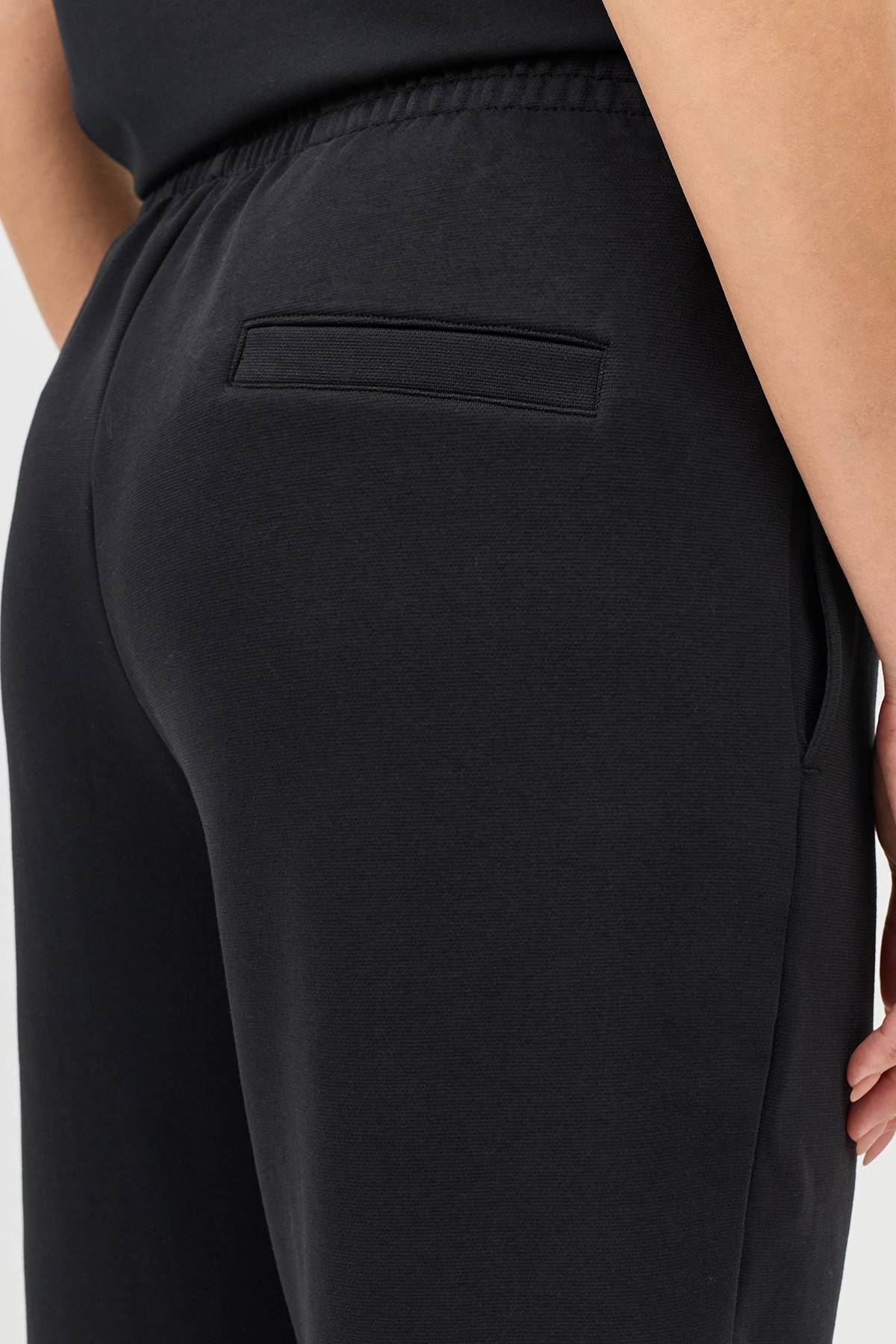 Лимитрированная серия трикотажные брюки с манжетами и ремень, 36