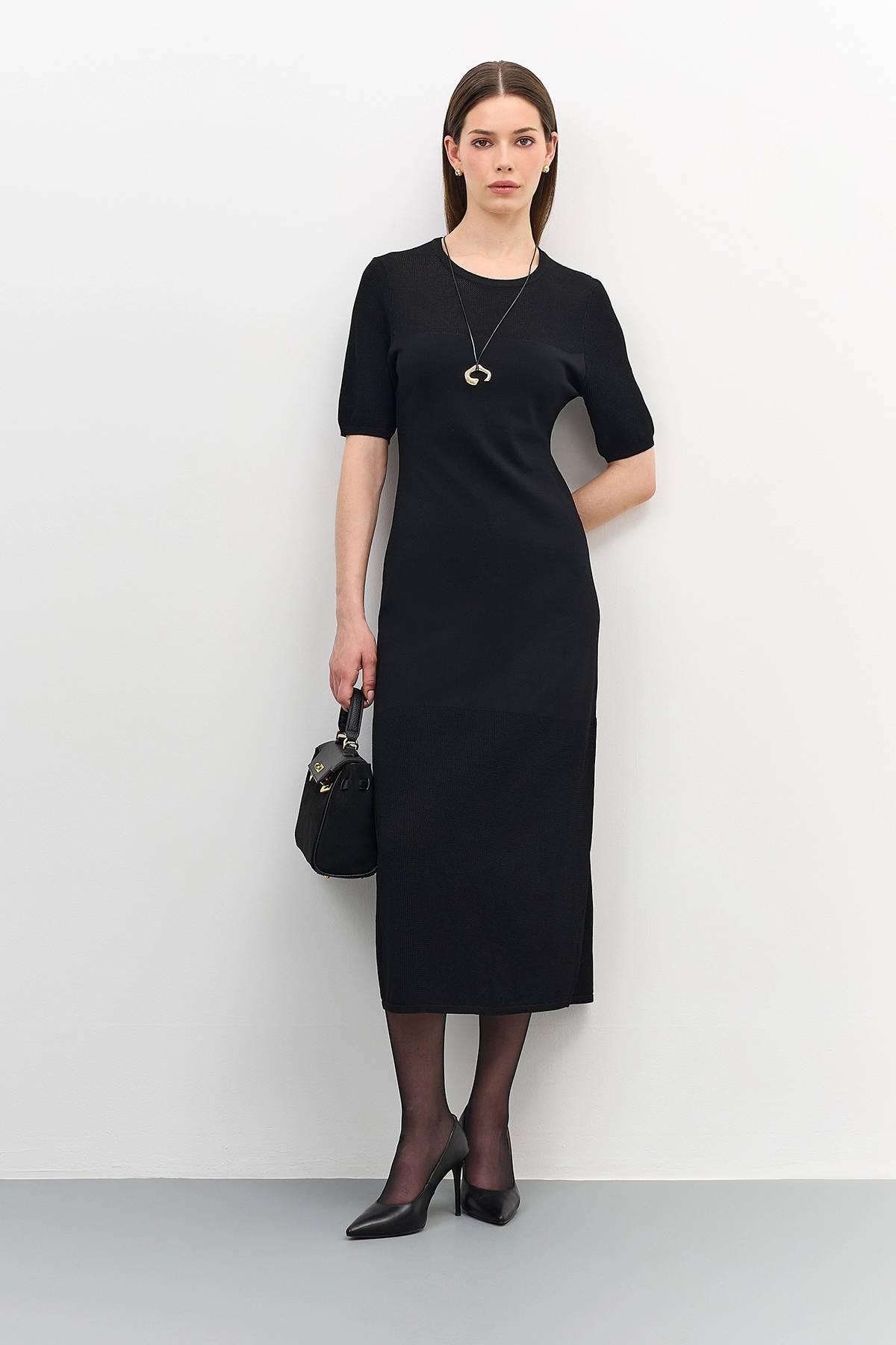 Лимитированная серия классическое платье с ремнем, 40