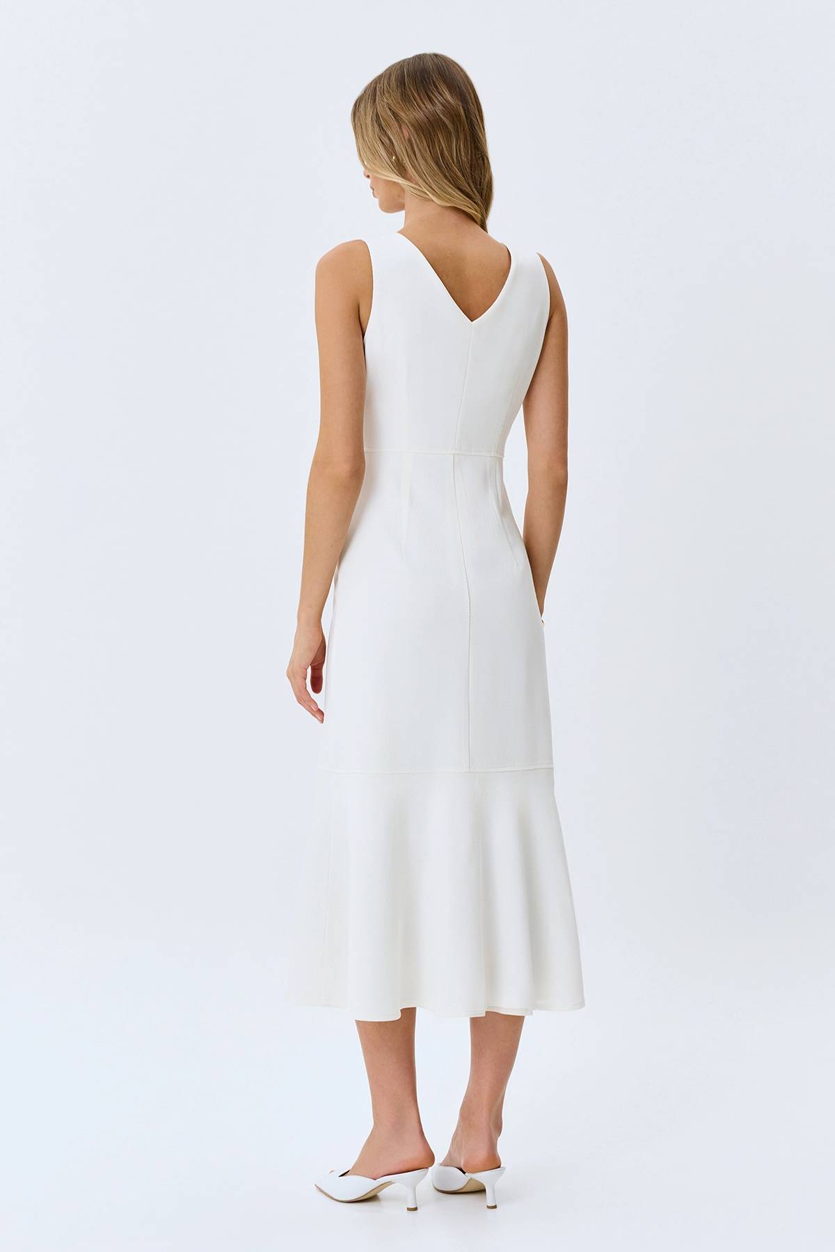 Платье-миди из смесовой вискозы, 50