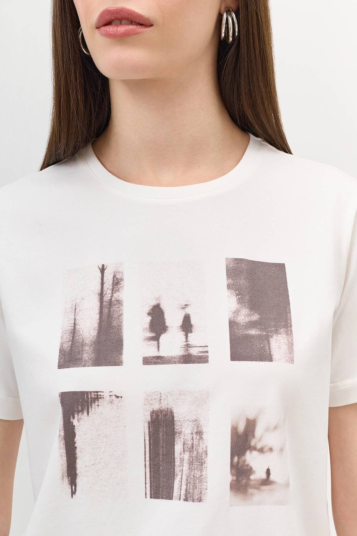 Футболка с принтом, 42