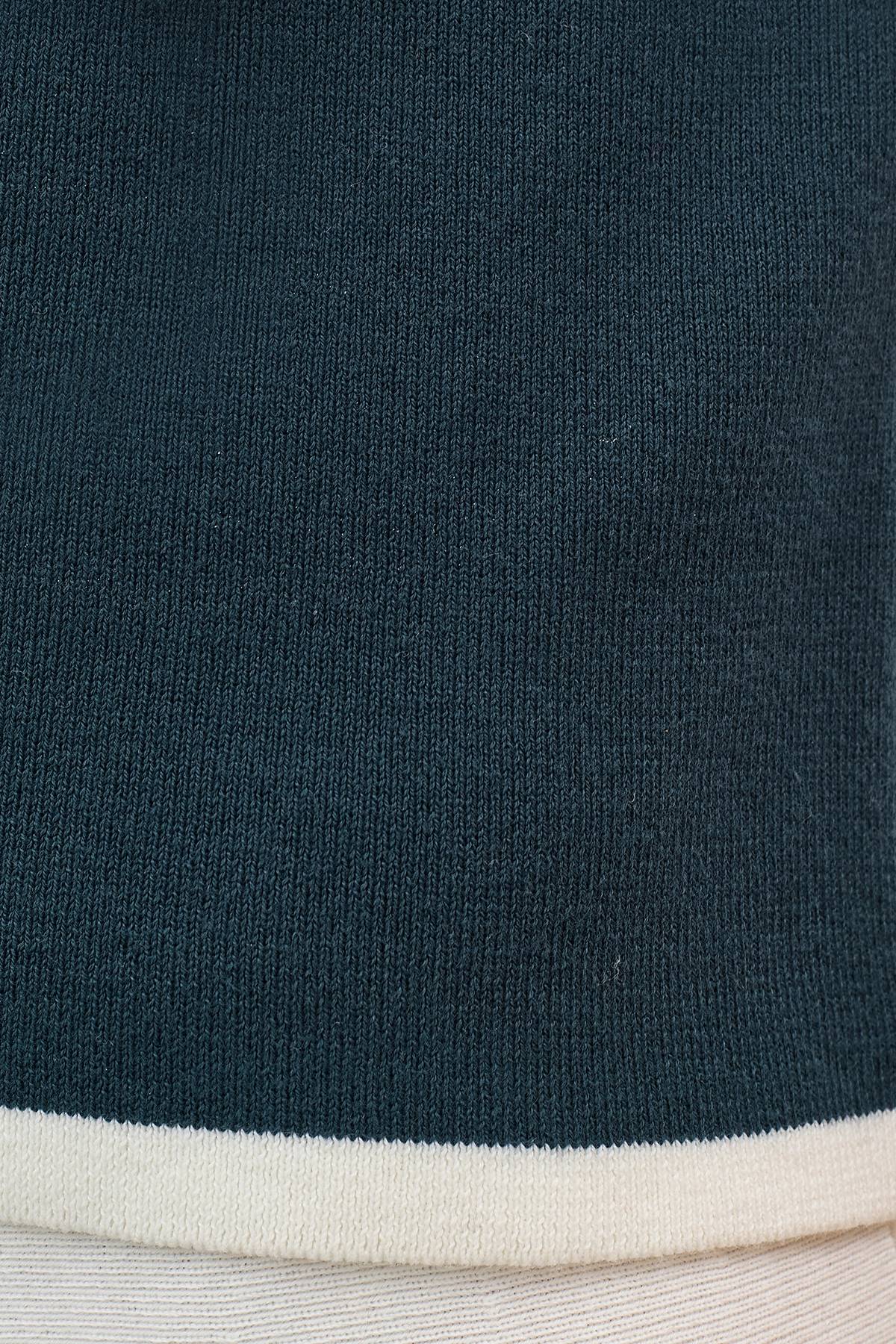 Лимитированая серия поло с контрастными деталями и ремнем, 44