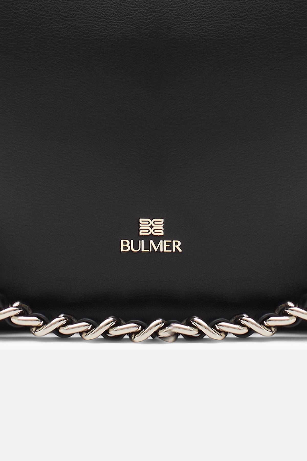 Кожаная сумка с акцентной цепочкой, One